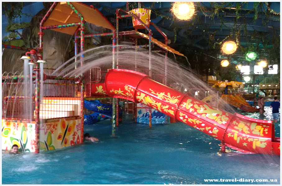аквапарк Дрим таун развлечения для детей