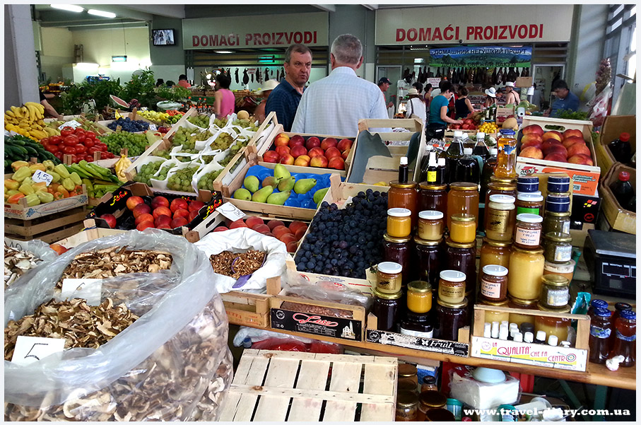 Рынок в Будве