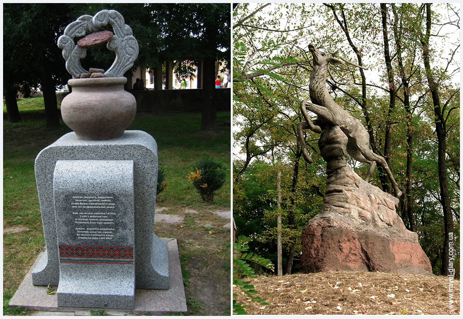 памятник деруну в Коростене