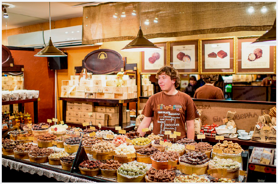 Львовские кафе, мастерская шоколада львов