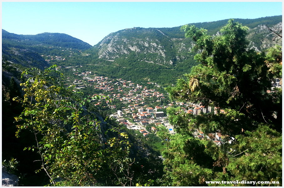 город Котор самостоятельно с Будвы