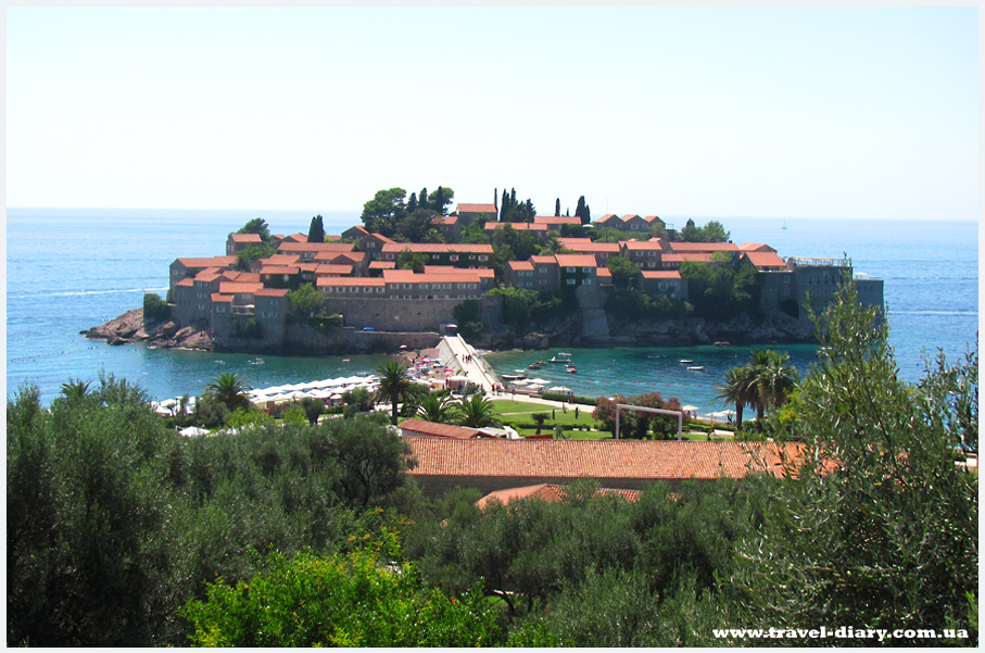 Остров Святого Стефана, Черногория