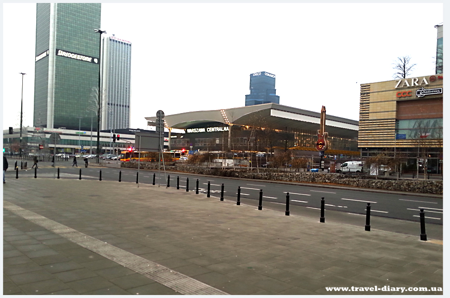 Железнодорожный вокзал Варшавы Warszawa-Centralna
